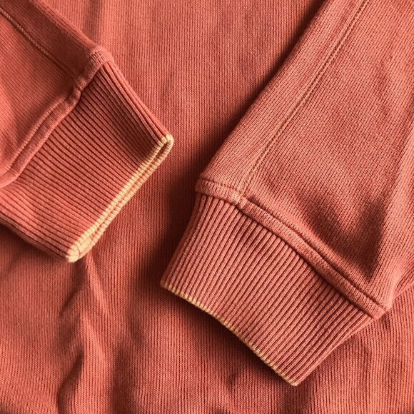 Tommy‎ Bahama Sweater Mens Large Orange 1/4 Zip Pullover Long Sleeve Mock Neck - Picture 4 of 6